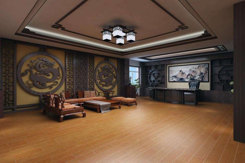 上海中式办公室装修设计企业案例