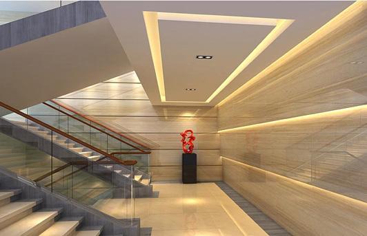 现代企业的展厅空间设计的方案
