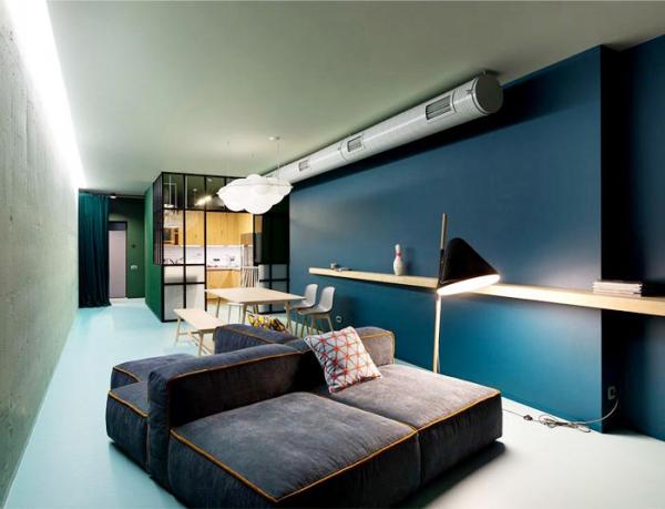 上海单身公寓空间装修设计的案例
