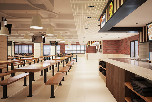 上海工厂食堂装修设计空间如何划分？