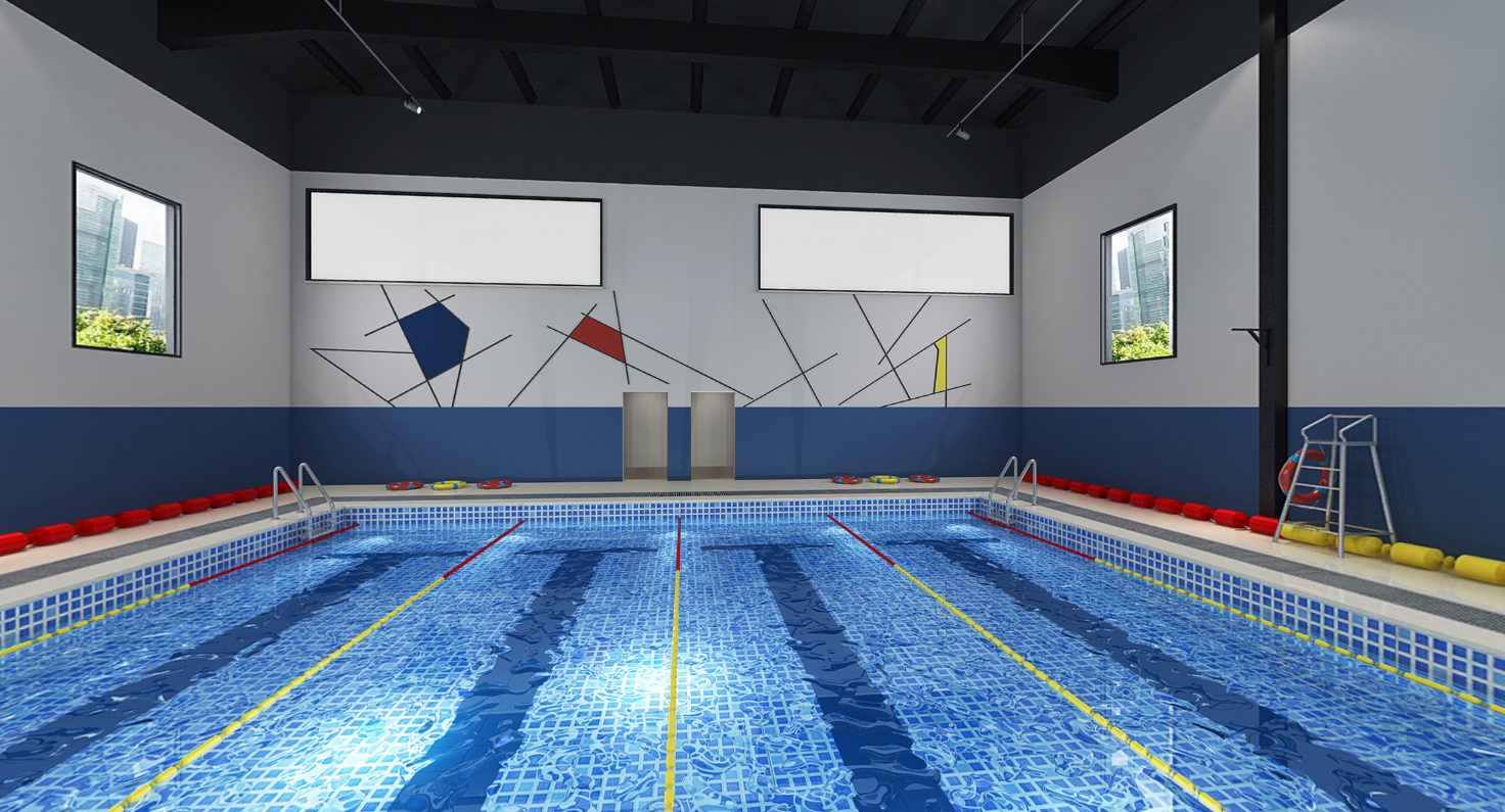 游泳池装修 VR360全景展示