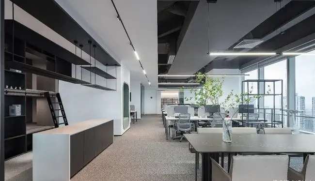 工装案例 | 800m?新中式办公室装修设计，具有大气舒适感的宽敞办公空间