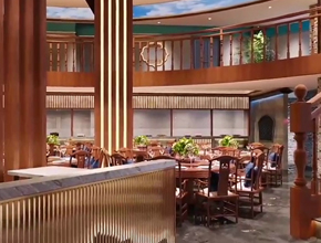 中式风格农家餐饮饭店装修设计风格